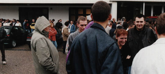 Attente de l'ouverture de la bourse